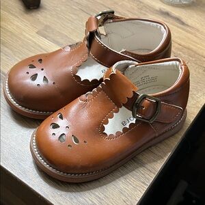 Felix & Flora Brown Kids Dress Shoes with Buckle